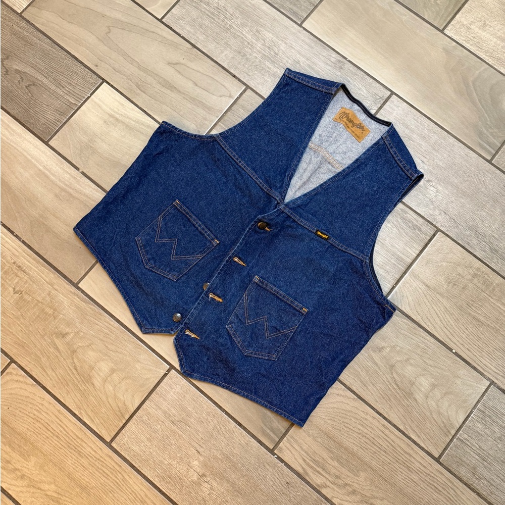 Wrangler Denim Vest View 3